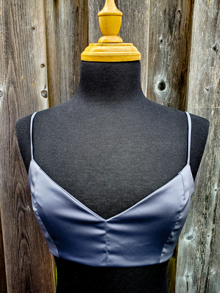 Gray designer top