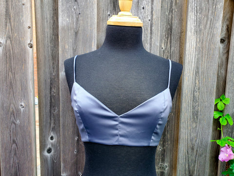 Gray designer top