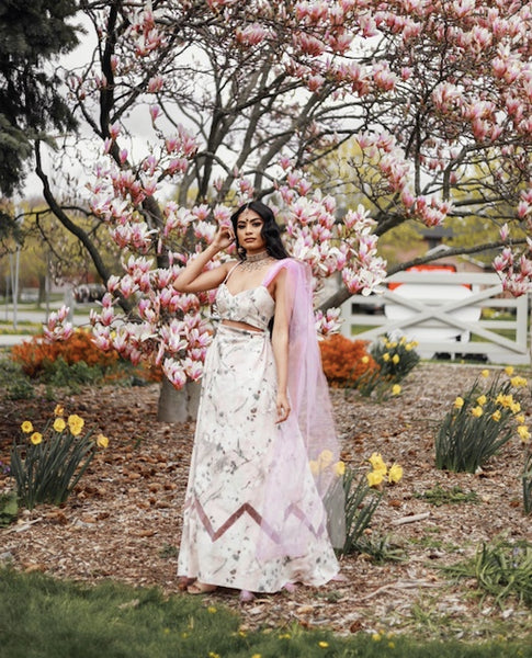 Floria Lehenga with TS bustier