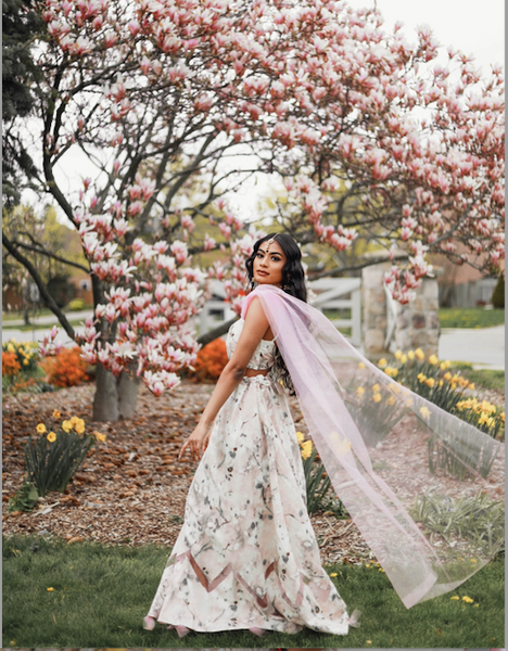 Floria Lehenga with TS bustier